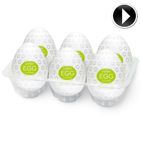 Tenga Egg Pack 6 Clicker Easy Ona-Cap