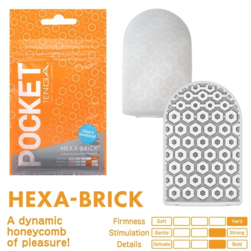 Tenga Hexa Brick Masturbador Pocket