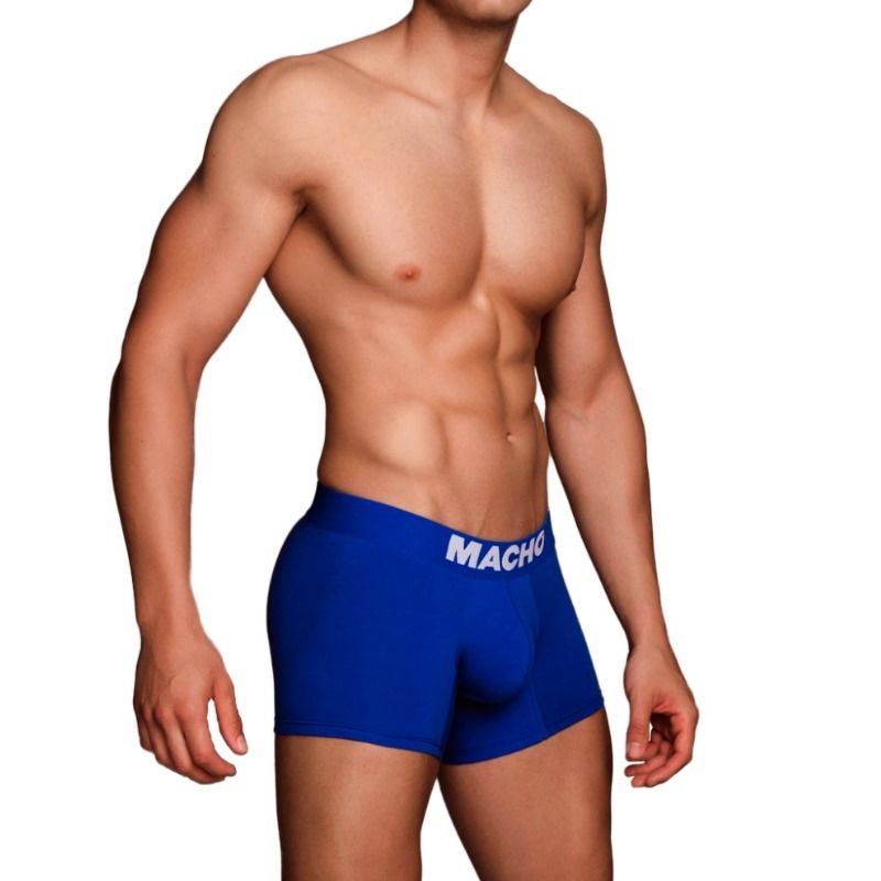 Macho Boxer Deportivo Ms075 Azul