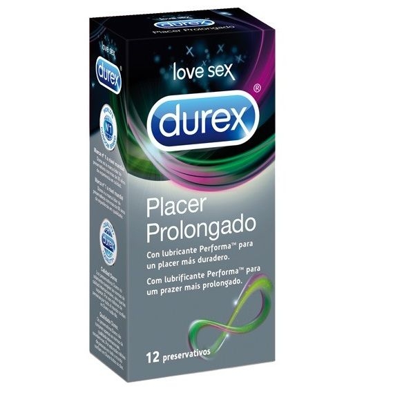 Preservativos Durex Placer Prolongado 12 Unidades