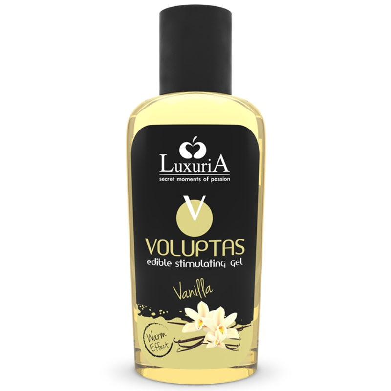 Luxuria Voluptas Gel Estimulante Comestible Efecto Calor - Vainilla 100 ml 1