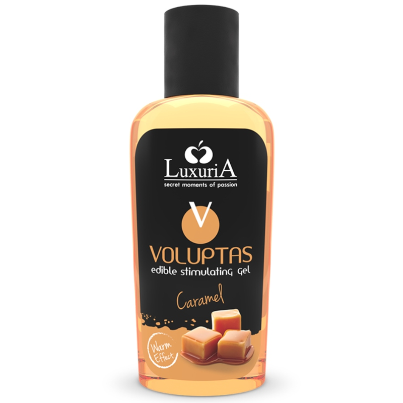Luxuria Voluptas Gel Estimulante Comestible Efecto Calor - Caramelo 100 ml 1