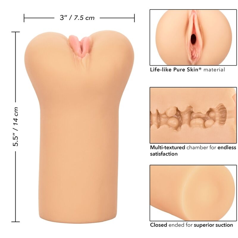 Calex Boundless Vulva Masturbador - Tono Light 5