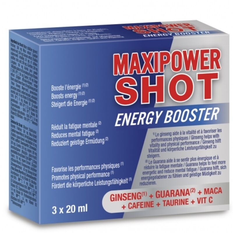 Maxipower Shot Aumento Energia 3 X 20 ml 1