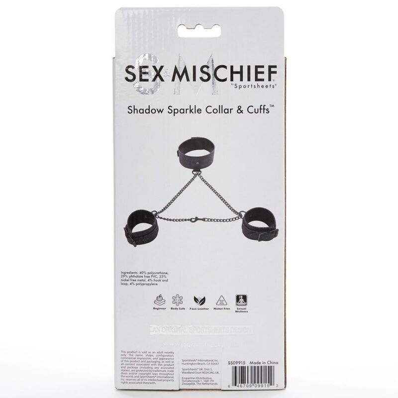 Sex & Mischief Collar con Esposas Shadow Sparkle 4
