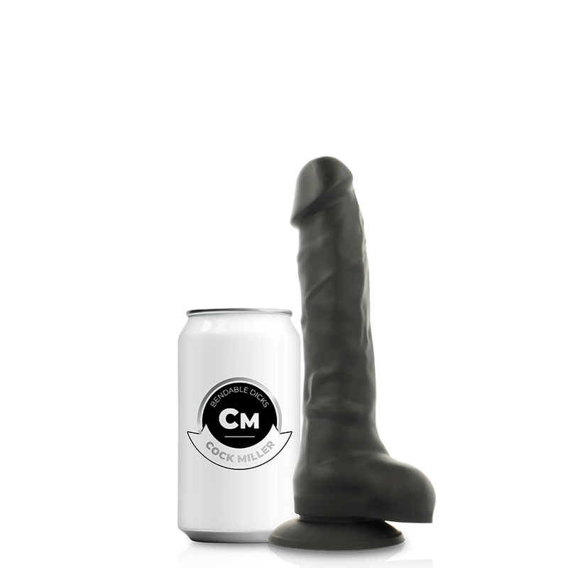 Cock Miller Arnes + Silicona Density Cocksil Articulable Negro 18cm 6