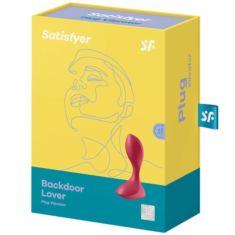 Satisfyer Backdoor Lover Plug Anal Vibrador - Rojo 4