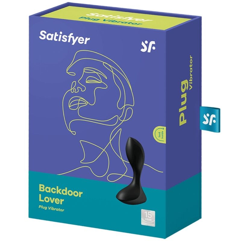 Satisfyer Backdoor Lover Plug Anal Vibrador - Negro 4