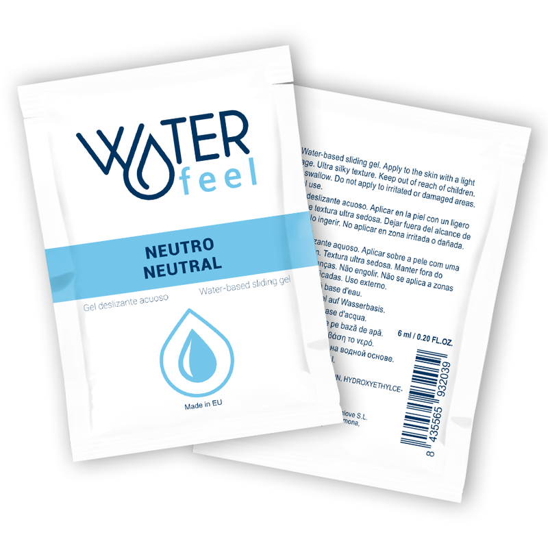 Waterfeel Gel Deslizante Base Agua - Neutro 6 ml 1