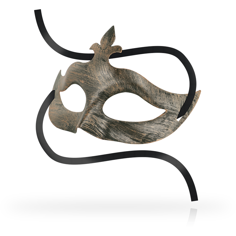 Ohmama Masks Antifaz Flor de Lis - Cobre 2