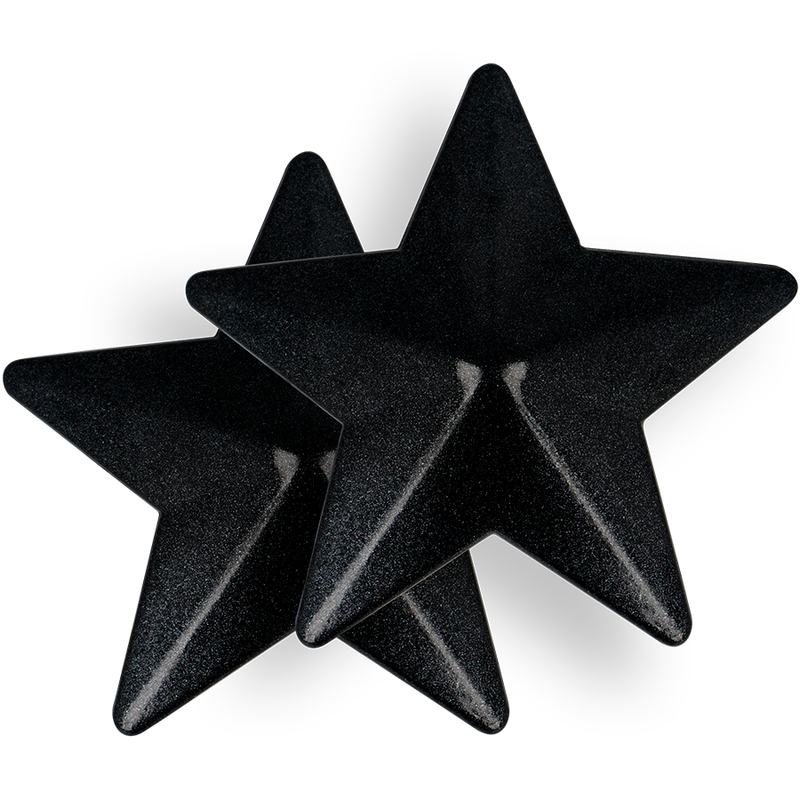 Coquette Chic Desire Cubre Pezones - Estrellas Negras 2