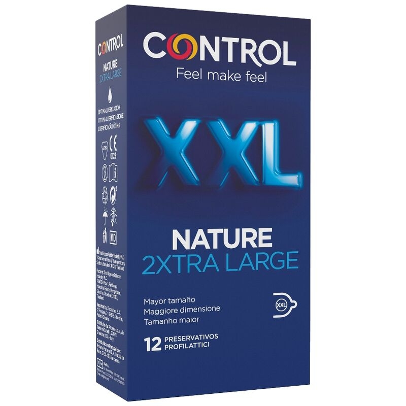 Control Nature 2xtra Large Preservativos 2XL - 12 Unds 1