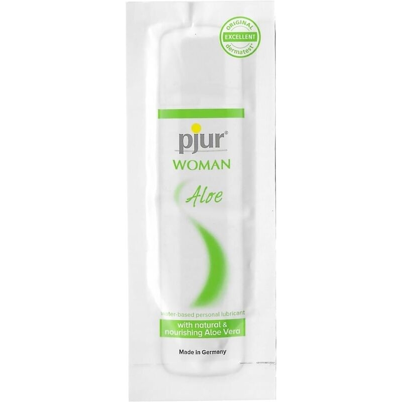 Pjur Woman Aloe Lubricante Base Agua 2 ml 1