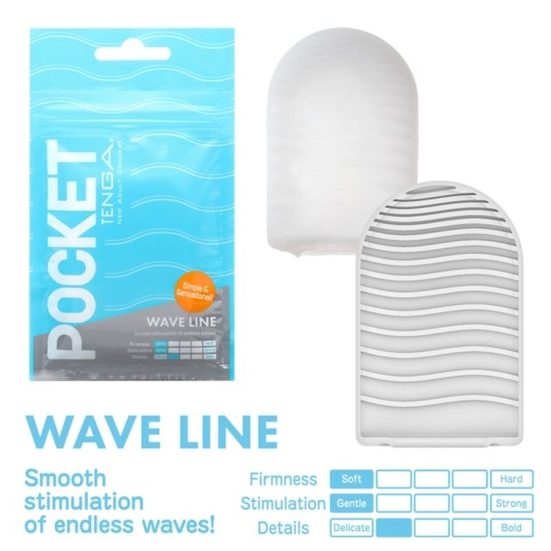 Tenga Wave Line Masturbador Pocket 1