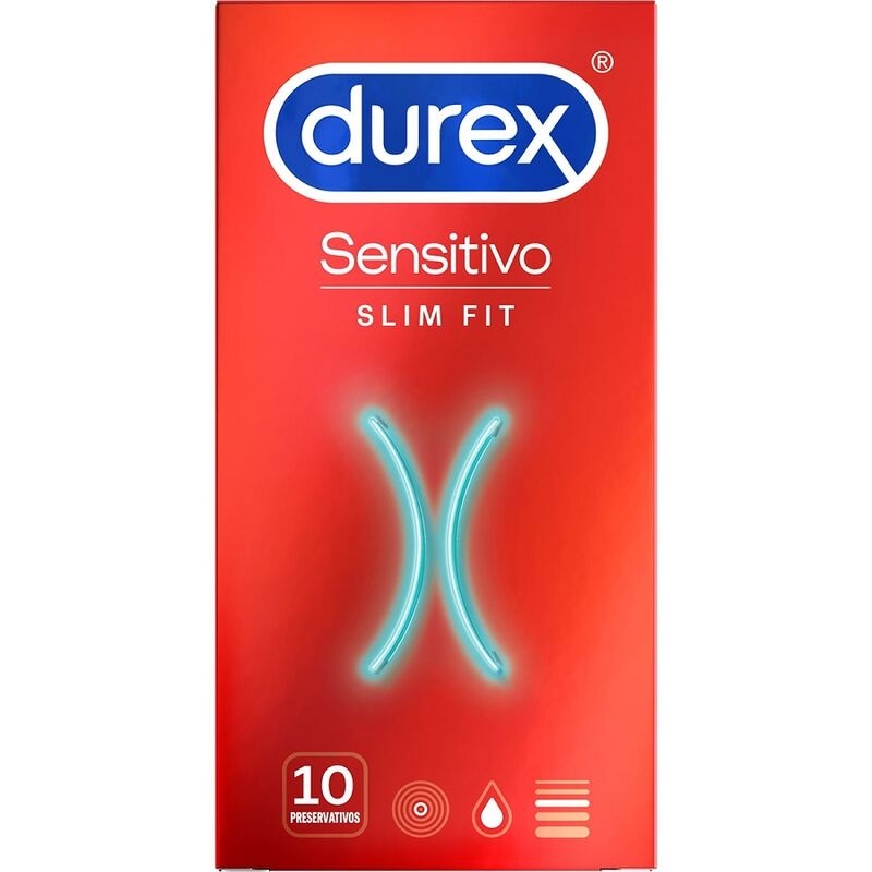 Durex Sensitivo Slim Fit 10 Unidades 1