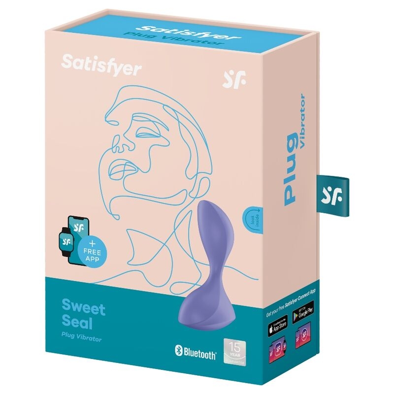 Satisfyer Sweet Seal Plug Vibrador - Lila 4