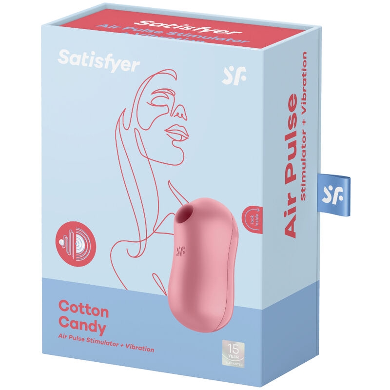 Satisfyer Cotton Candy Estimulador y Vibrador - Rosa 3