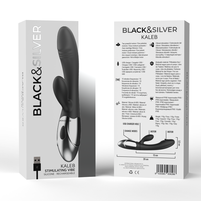Black&Silver Kaleb Stimulating Vibe 6