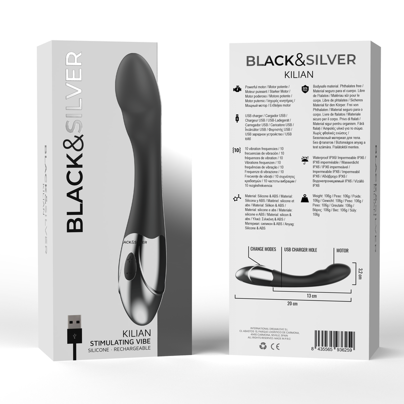Black&Silver Kilian Stimulating Vibe 6