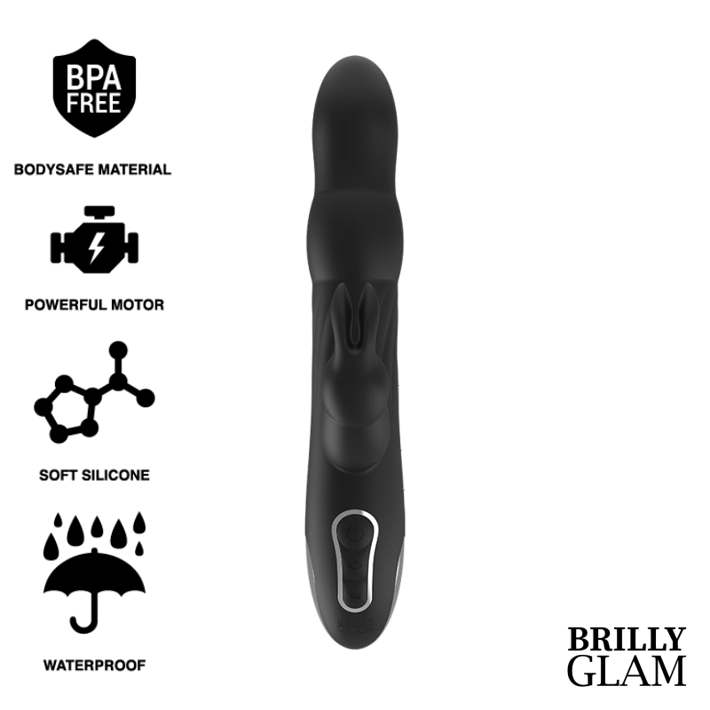 Brilly Glam Moebius Rabbit Vibrador & Rotator Compatible con Watchme Wireless Technology 1