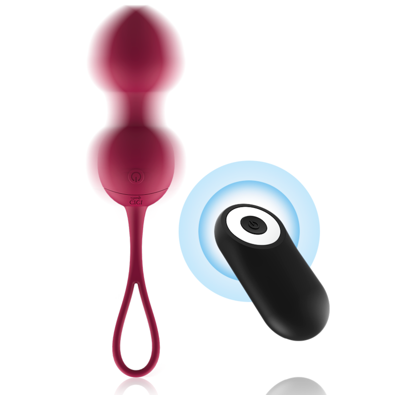 Cici Beauty Premium Silicone 3 Vibrating Kegel Beads Remote Control 2