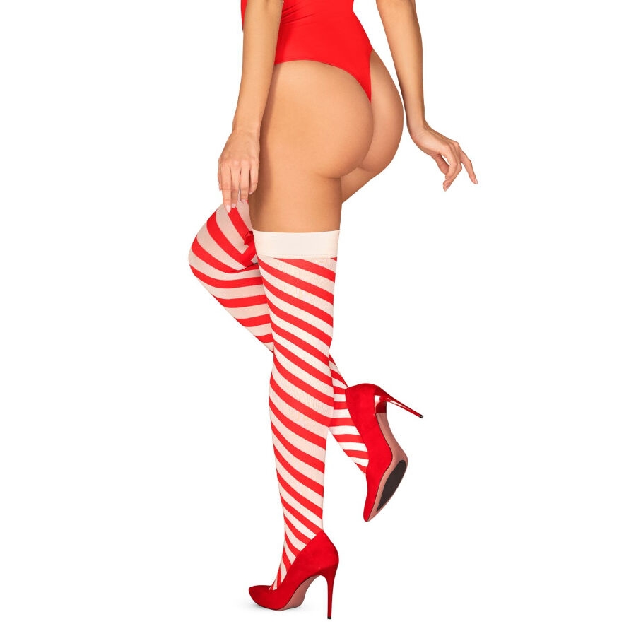 Obsessive - Kissmas Stockings L/XL 2