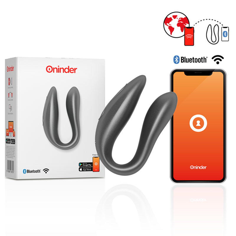 Oninder Estimulador Punto G & Clítoris Negro - Free App 2