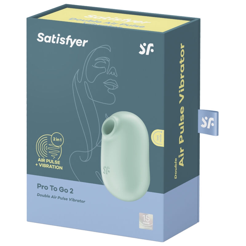 Satisfyer Pro To Go 2 Estimulador y Vibrador Doble - Verde 5