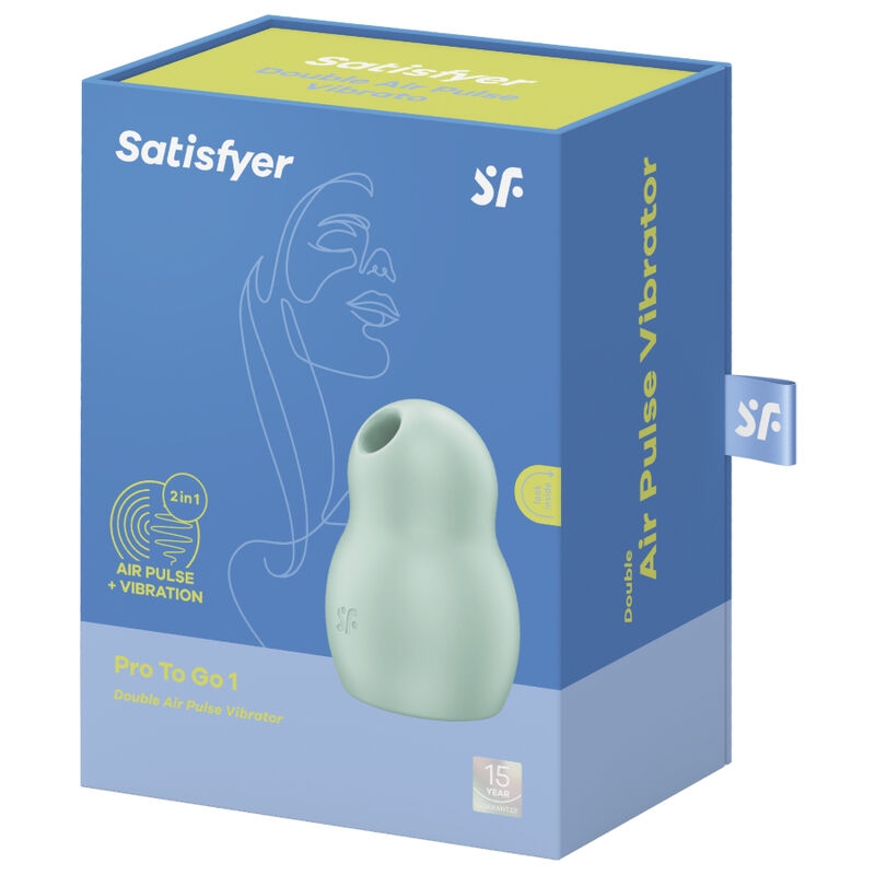 Satisfyer Pro To Go 1 Estimulador y Vibrador Doble - Verde 4