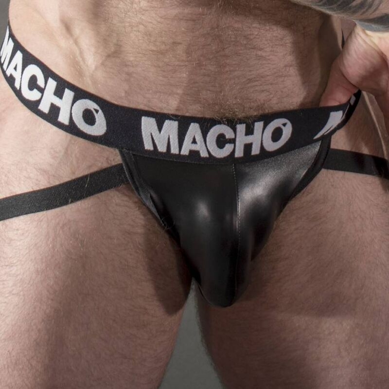 Macho - Mx25nc Jock Cuero Negro M 2
