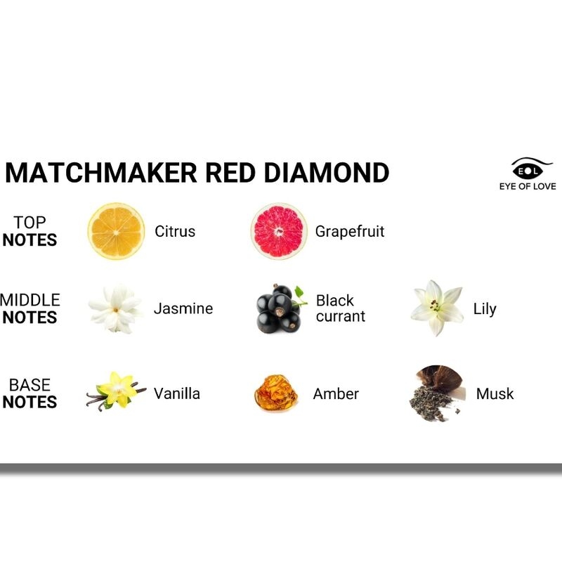 Eye Of Love - Matchmaker Red Diamond Perfume para Ella 30ml 3