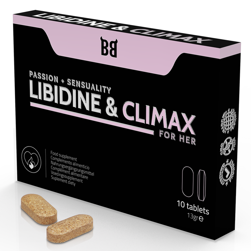 Blackbull By Spartan - Libidine & Climax Aumento Líbido para Mujer 10 Cápsulas 1