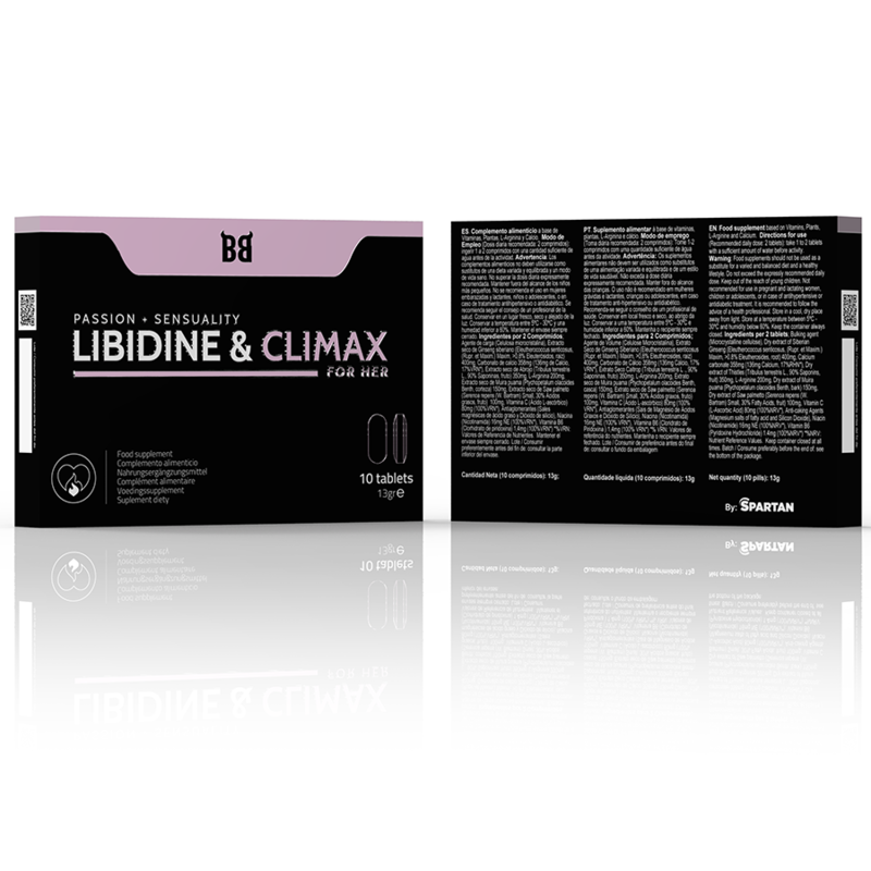 Blackbull By Spartan - Libidine & Climax Aumento Líbido para Mujer 10 Cápsulas 3