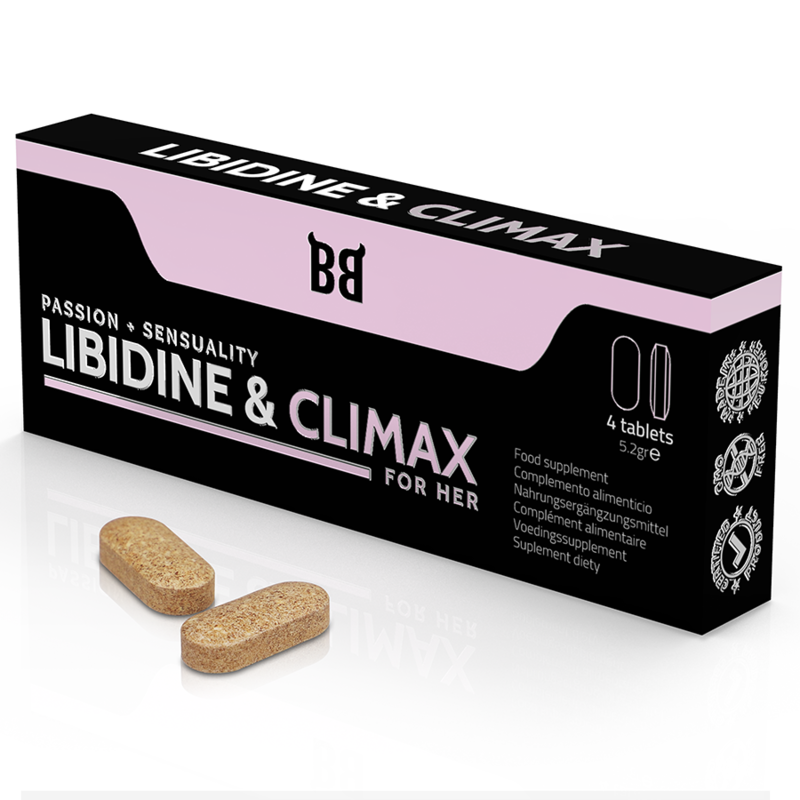 Blackbull By Spartan - Libidine & Climax Aumento Líbido para Mujer 4 Cápsulas 1