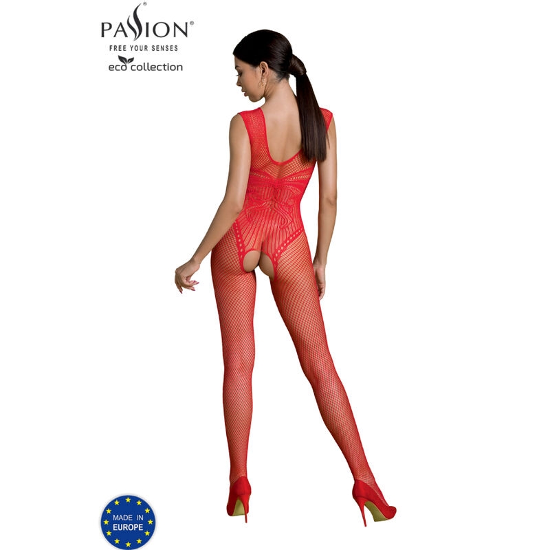 Passion - Eco Collection Bodystocking Eco Bs003 Rojo 2