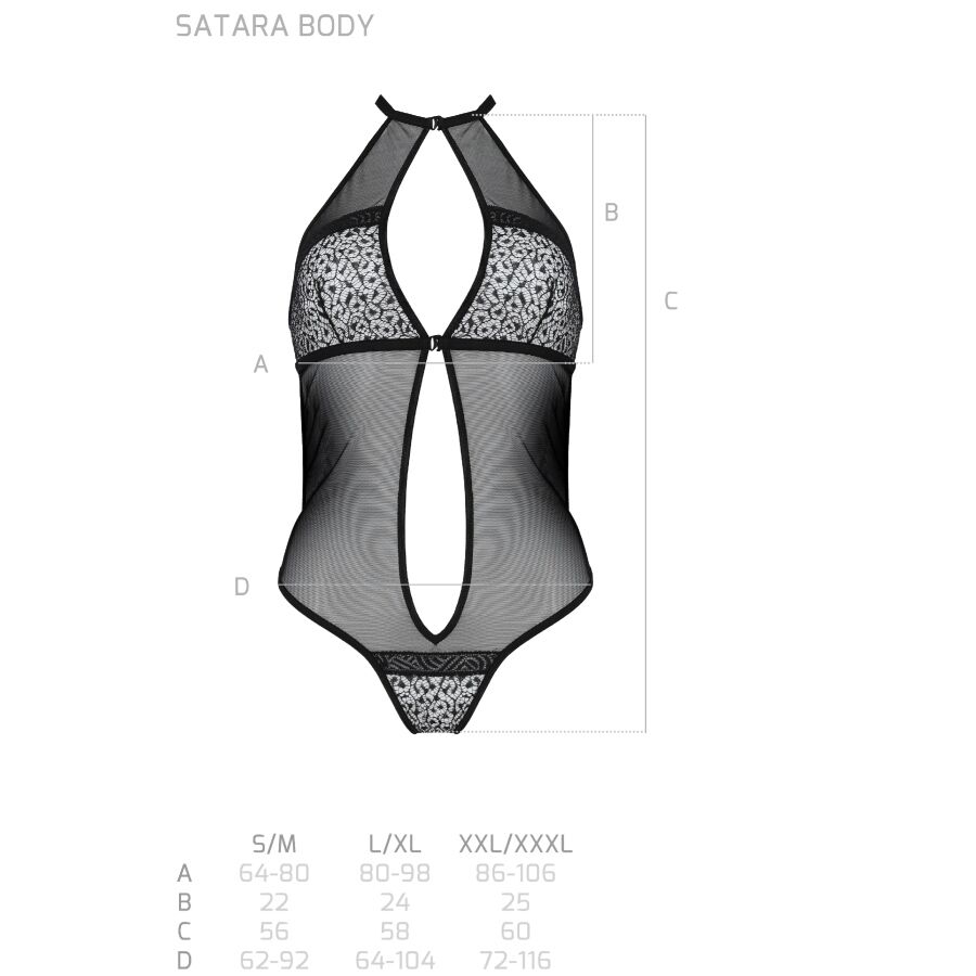 Passion - Satara Body Erotic Line Negro L/XL 4