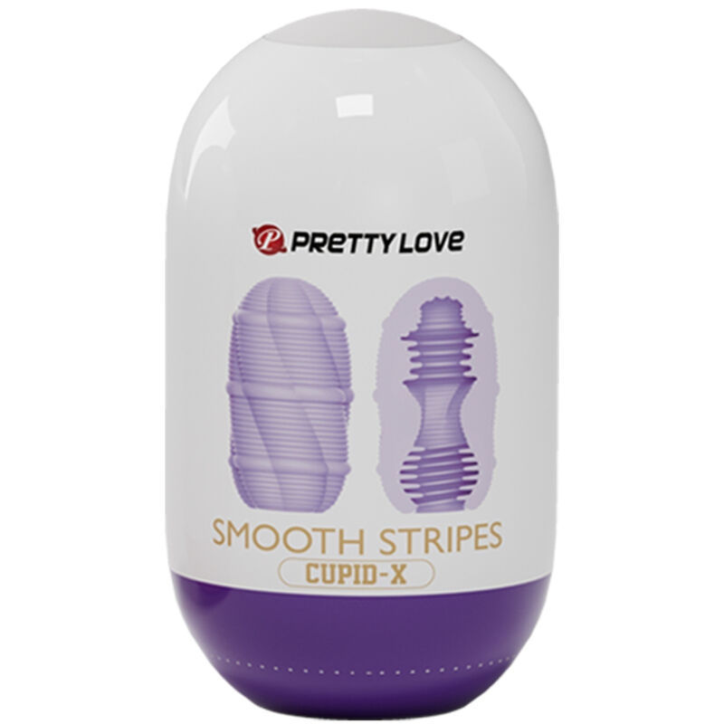 Pretty Love - Huevo Masturbador Smooth Stripes Cupid 3