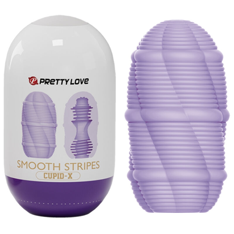 Pretty Love - Huevo Masturbador Smooth Stripes Cupid 1