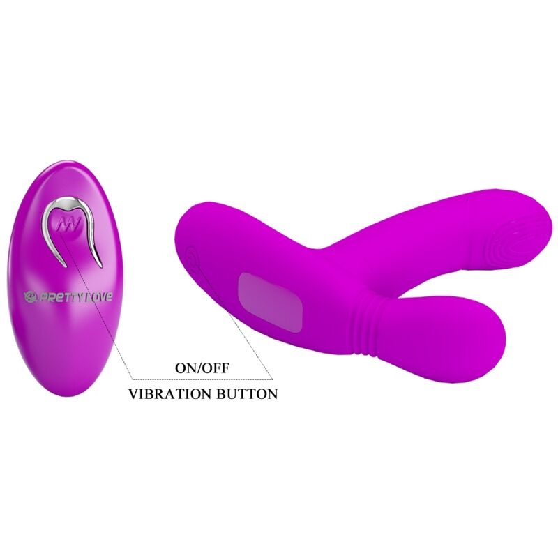 Pretty Love - Geri Masajeador Clitoris Control Remoto Rosa 6