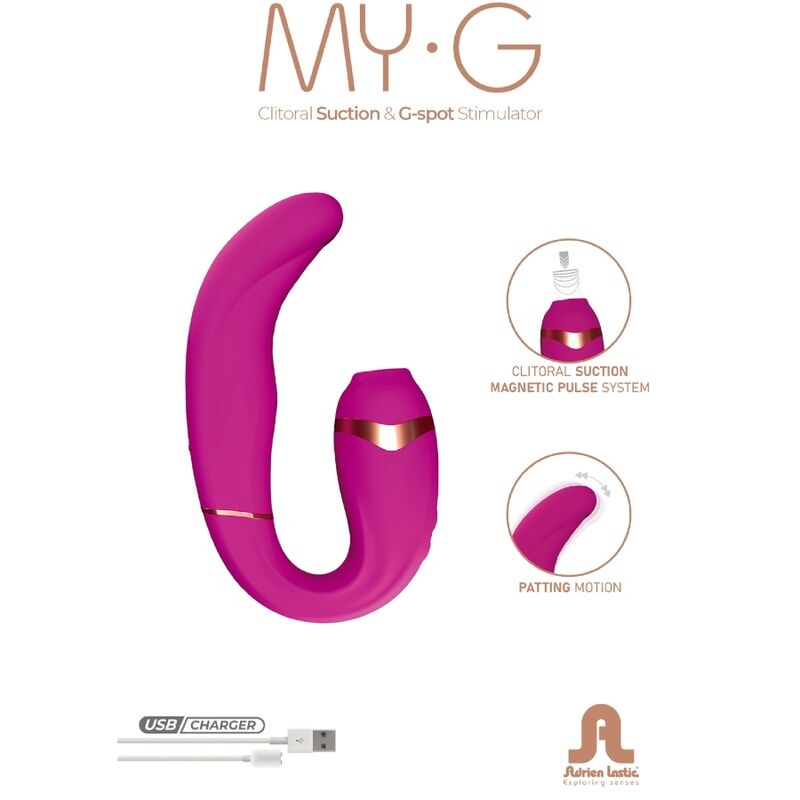 Adrien Lastic - My·g Succionador Clitoris y Estimulador G-Spot Rosa 6
