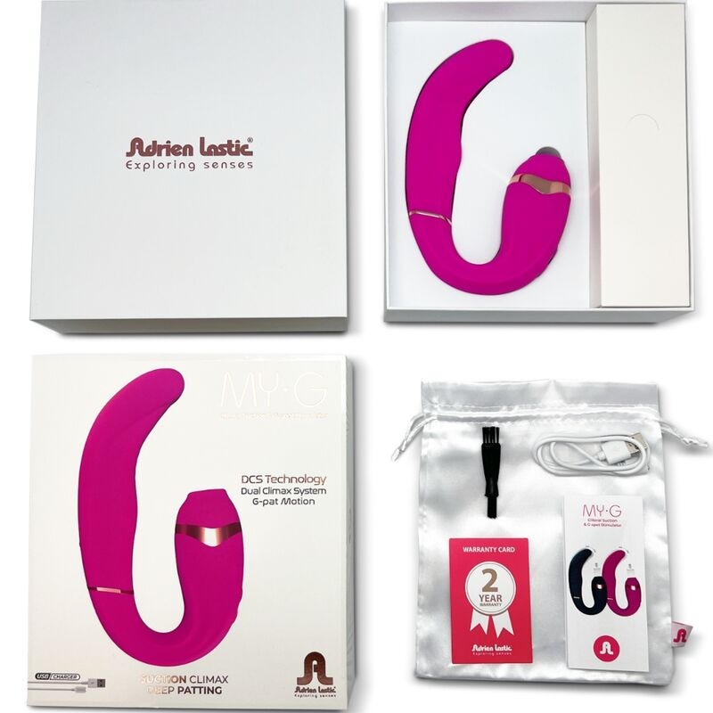 Adrien Lastic - My·g Succionador Clitoris y Estimulador G-Spot Rosa 7