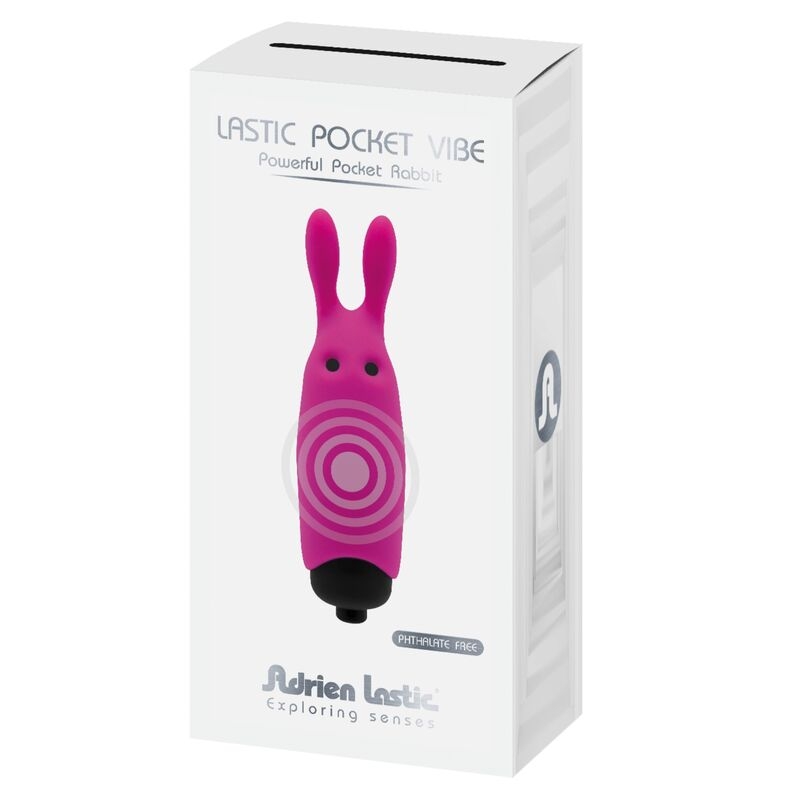 Adrien Lastic - Lastic Pocket Vibrador de Bolsillo Conejo Rosa 6