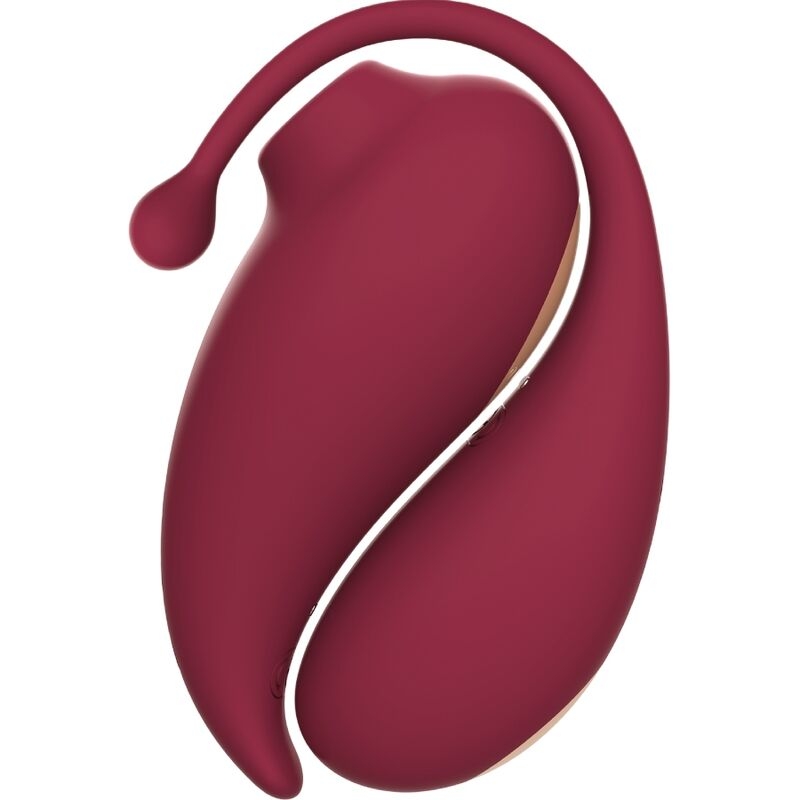 Adrien Lastic - Inspiration Succionador Clitoris + Huevo Vibrador Rojo - App Gratuita 2