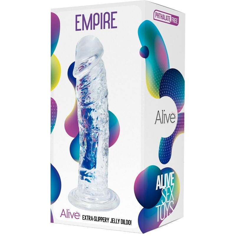 Alive - Empire Pene Realistico Transparente 19.3 cm 2