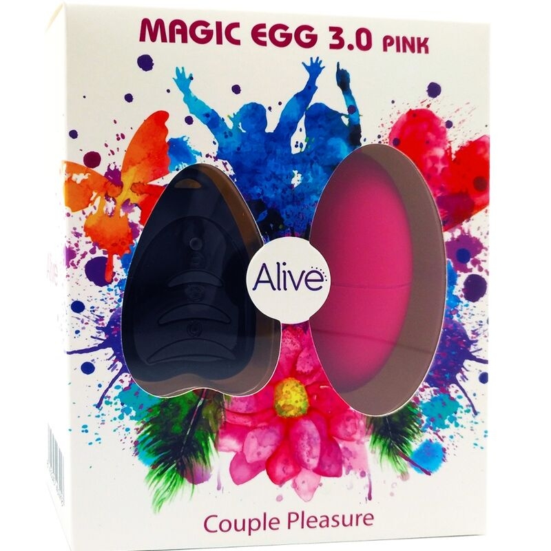 Alive - Magic Egg 3.0 Huevo Vibrador Control Remoto Rosa 2