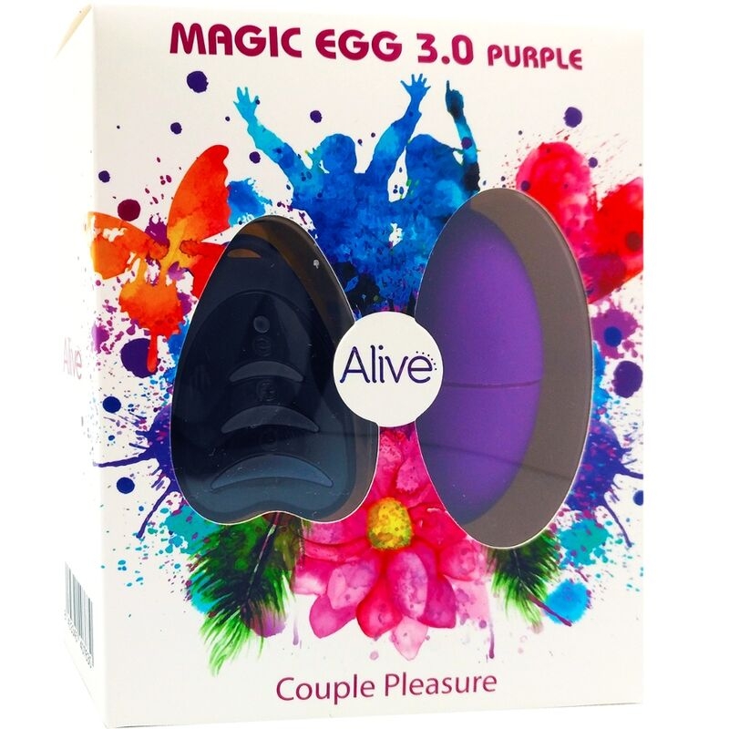 Alive - Magic Egg 3.0 Huevo Vibrador Control Remoto Violeta 2