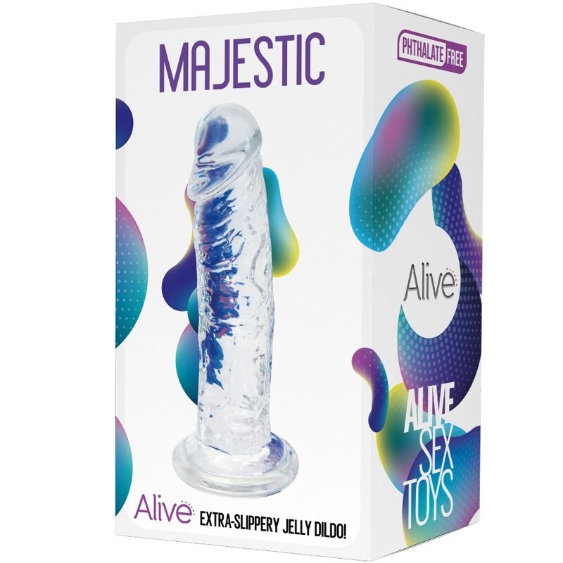 Alive - Majestic Pene Realistico Transparente 14.7 cm 2