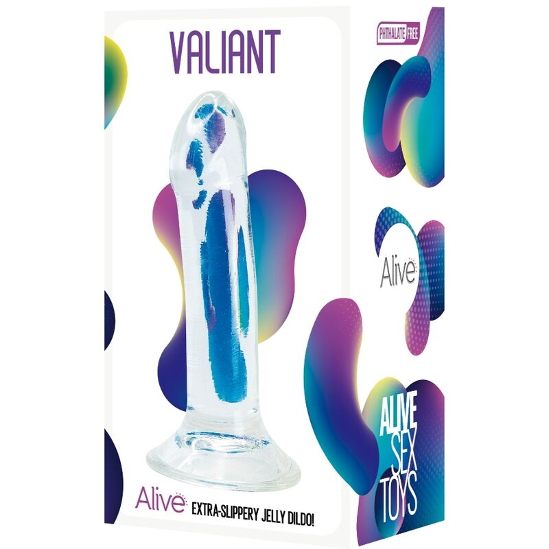 Alive - Valiant Pene Realistico Transparente 16 cm 2