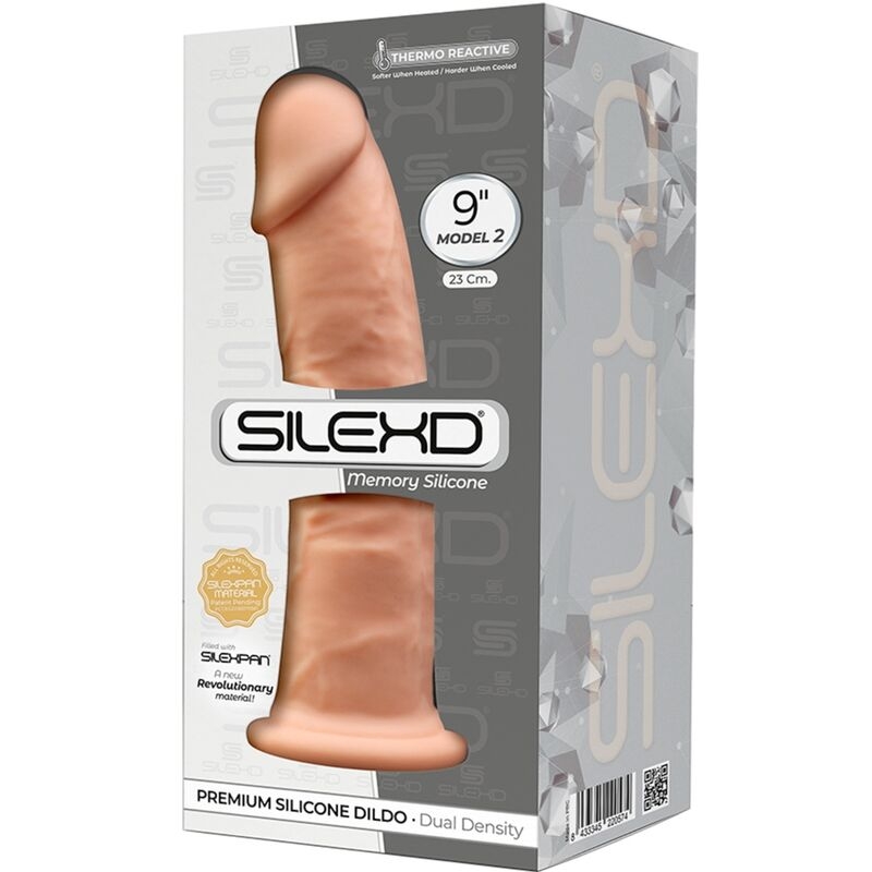 Silexd - Modelo 2 Pene Realistico Silicona Premium Silexpan 23 cm 3