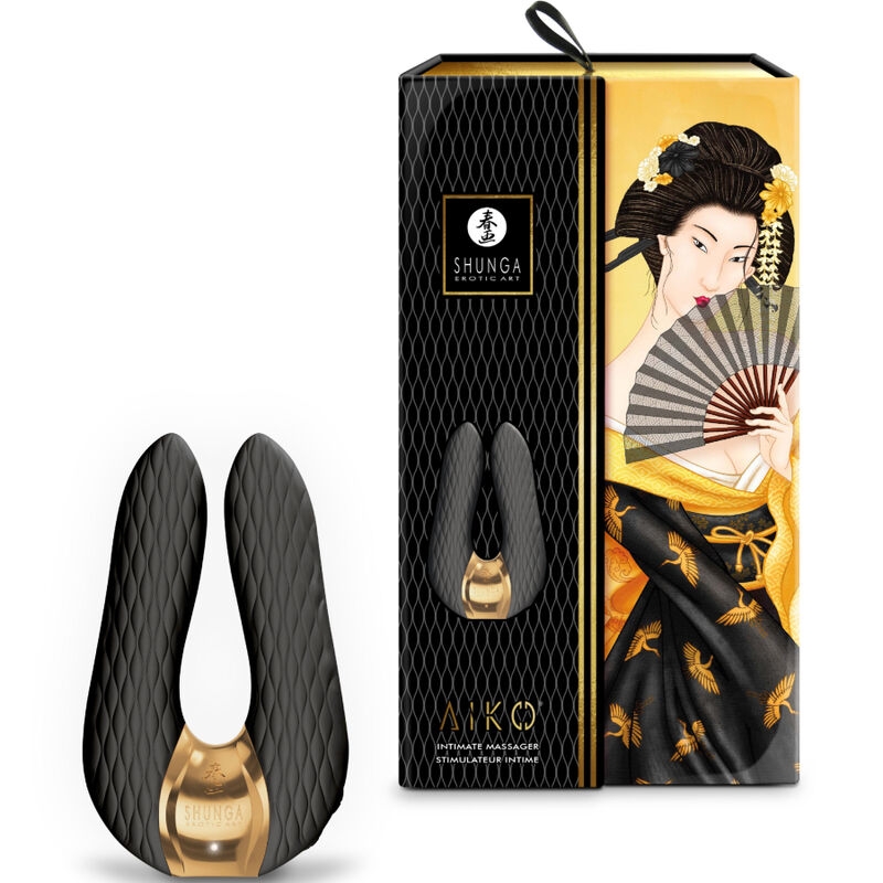 Shunga - Aiko Masajeador Intimo Negro 4